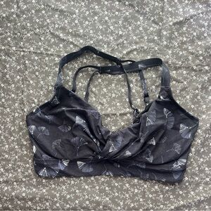 Title Nine Black floral bikini top 36 DDD